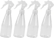 POPETPOP 4Pcs Multi Purpose Sprayer Bottle Refillable Watering Spray Bottle for Plants and Hairdressing Lightweight Durable Easy to Use Trigger Design