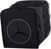 NOLITOY Foldable Car Garbage Bag Compact Collapsible Waste Basket for Vehicle Hanging Rubbish Bin Organizer for Car Seat Storage Durable Material