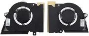 Laptop CPU GPU Cooling Fan for Asus Zephyrus G14 GA401Q GA401QEC GA401QM R9 5900HS RTX 3050 3060 13NR05S0AP0201 13NR05S0AP0101(CPU GPU Fan)