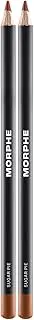 Morphe Color Pencil Bundle - Cream Lip Liner Pencil with a Zero-Tugging Formula - Effortlessly Lines, Defines & Shapes Lips - Sugar Pie (2 Count)
