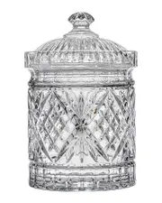Godinger Dublin Crystal Large Canister