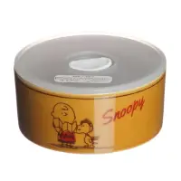 在飛比找博客來優惠-【日本YAMAKA】Snoopy史奴比 復古陶瓷附蓋微波碗4