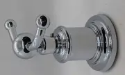 California Faucets Miramar Double Robe Hook Polished Chrome - 48-DRH-PC
