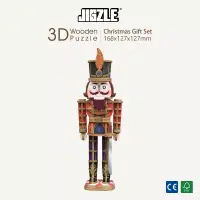 在飛比找博客來優惠-JIGZLE ® 3D-木拼圖-彩色胡桃鉗娃娃