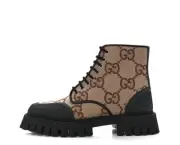 Gucci Maxi GG Panelled Canvas Boots Chunky Shoe US 13 NIB $970