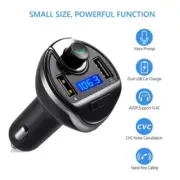 T20 Handsfree-Wireless-Bluetooth-Car-FM-Transmitter Radio MP3 Player USB Charger