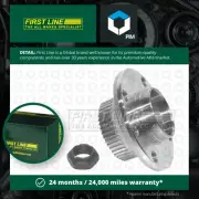 Wheel Bearing Kit fits FIAT PALIO 178 Rear 1996 on With ABS Firstline 07769902