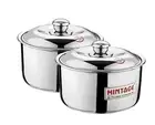 Mintage Fiesta Stainless Steel Hot Pot Casserole Set Serving Dish Combo Set