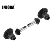 INJORA 24T/12T Steel Helical Front Rear Axles Gear for Traxxas TRX4M Upgrades