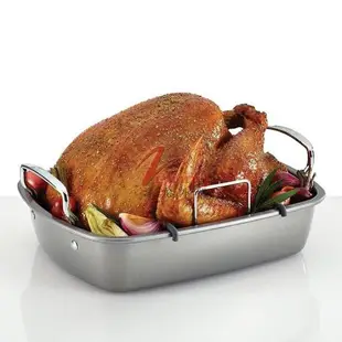 高檔進口美國華富尼龍不沾涂層烤盤大型烤雞盆烤肉盆ROSTER烤箱用