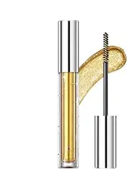 Glitter Mascara for Women - Smudge-Proof Volumizing & Curling Mascara,Shimmer Eye Makeup Long Lasting Quick Drying & Pigmented for Party Makeup