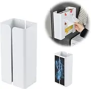 Magnetic Wall-Mounted Tissue Box Holder and Glove Box Dispenser - Convenient Storage for Disposable Gloves and Tissues Box for Freezer, Accessories for Kitchen, Bathroom, Home