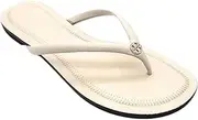 [Tory Burch] Women's Chelsea Leather Flip Flops - Safari Crystal Sock