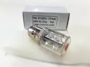 Red LED Beacon Signal Tower Lamp Bulb BA15D 230VAC RS Pro 211-207