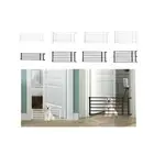 Short Dog Gate Barrier Expandable Gate for Doorway Garden Small Medium Pets