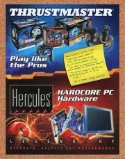 Thrustmaster Original 2004 Ad Authentic Hercules PC Hardware Retro Tech Promo