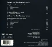 BEETHOVEN / CALDER QUARTET - BEETHOVEN & HILLBORG NEW CD