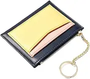 [SAFIGLE] 1pc Fashion Zipper Wallet for Women Dark Splice Design Multi-Holder Compartments Pu Leather for Travel and Daily Use