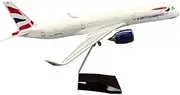 Replica Pre-Build Aircraf 1/130 Scale for 47CM Airplane Airbus A350 A British with LED LightDiecast Resin Plane Model Collection Display Collection Gift Display