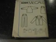 9395 Vintage Uncut McCalls SEWING Pattern Jacket Blouse Pants Skirt