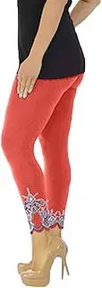 [Generic] Yoga Pants for Women Slim Fit Sports Sweatpants Lounge Legging Trousers Regular & Plus Size, Orange, Medium
