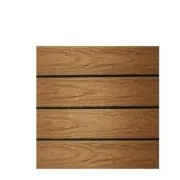 Newtechwood Deck Tiles Quick Deck Outdoor Composite Deck Tile In Peruvian Teak