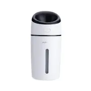 Portable Humidifier Home Desktop Mini USB Car Air Humidifier Sprayer with Colorful Night Light-Black