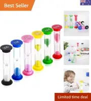 Sand Timer,Plastic Hourglass Timer,Colorful Sandglass Hourglass Sand Clock Ti...
