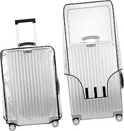 2pcs Suitcase Cover Waterproof Luggage Cover Clear Luggage Covers for Suitcase Bag Covers for Luggage Thickened Luggage Cover Luggage Cover Protector Luggage Sleeve Transparent
