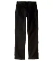 Nautica Kids Flat Front Twill Pants - Big Kids Slim Size 12 (BLACK)