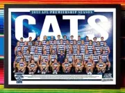 Framed 2023 GEELONG CATS AFL Poster - 84cm x 59.5cm x 3cm