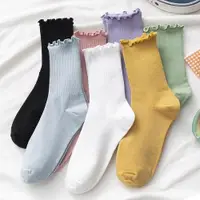 在飛比找ETMall東森購物網優惠-White Socks Women Kawaii Cute 