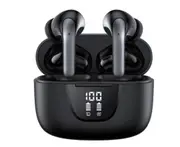 Wireless Headphones In-Ear Touch Control Headsets Sports Stereo Wireless Earbuds -black