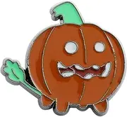 [Pinstant] Steven Pumpkin Pup Halloween Jack O'Lantern Cartoon Animated TV Show 1.25" Enamel Pin Badge, 1.25 Inches, Enamel, enamel