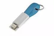 Lucky Line U15130 Micro Charging Cable Blue 1 Per Pack