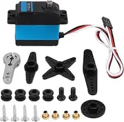 NutriEss RC Digital Steering Gear Coreless Model Servo 35KG High Torque for 1/8 1/10 1/12 Remote Control Cars Boats