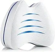 Knee & Leg Pillows Foam Support Pillow for Sleeping for Back Pain,Leg Pillow for Sleeping On Side, Memory Foam Cushion Knee Support Pillows,Pregnancy Pillow Removable and Washable Cover… (2 pack)