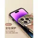 適用iPhone15ProMax手機殼皮質蘋果14Pro新款小羊皮全包耐臟13pm高級感超薄ip12小眾創意油畫plus防摔2023女x