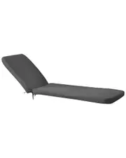 Outdoor Decor by Commonwealth Ebony Outdoor Solid Lounger Cushion