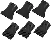 VILLFUL 6Pcs Hair Dryer Nozzle Concentrator Diffuser Attachments for Efficient Hair Styling Lightweight Portable Blow Dryer Accessories for Quick Drying