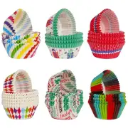 Cupcake Cases 600 Pieces Cake 6 Styles Baking Cup for Muffin9459