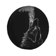 Custom animal wolf spare tire cover for prado pajero jeep 4wd 4x4 suv car wheel protectors 14" 15" 16" 17" inch type 11 17 inch