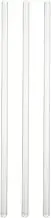 ULTECHNOVO 3 Glass Stir Sticks - 8 Inch Long High Temperature Resistant Laboratory Glass Rods Round Head for Lab, Kitchen, Bar Beverages