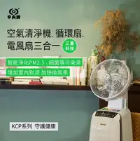 在飛比找Yahoo!奇摩拍賣優惠-中央牌 360°空氣循環清淨機 KCP-121-N