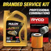 Ryco Oil Filter 5L APX5W30D1 Eng. Oil Service Kit for Mazda 3 BK MPS 6 GG GY Mpv