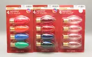 Sylvania- 4 Pack Outdoor Incandescent C9 Replacement Bulbs - YOU CHOOSE