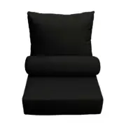 AD109 Knife Edge Large 26x30x6 Deep Seat Back Rest Bolster Insert Slip Cover Set