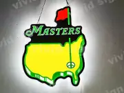 Masters Tournament Golf Club 3D LED 16"x13" Neon Sign Light Lamp U.S. Map Decor