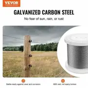 Carbon Steel Cable 6.35 mm 7 x 19 Steel Wire Rope 76.2 m Cable Railing