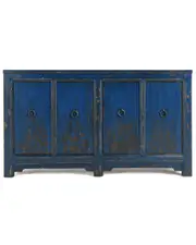 Classic Home Amherst 4-Drawer Reclaimed Pine Wood Sideboard Buffet